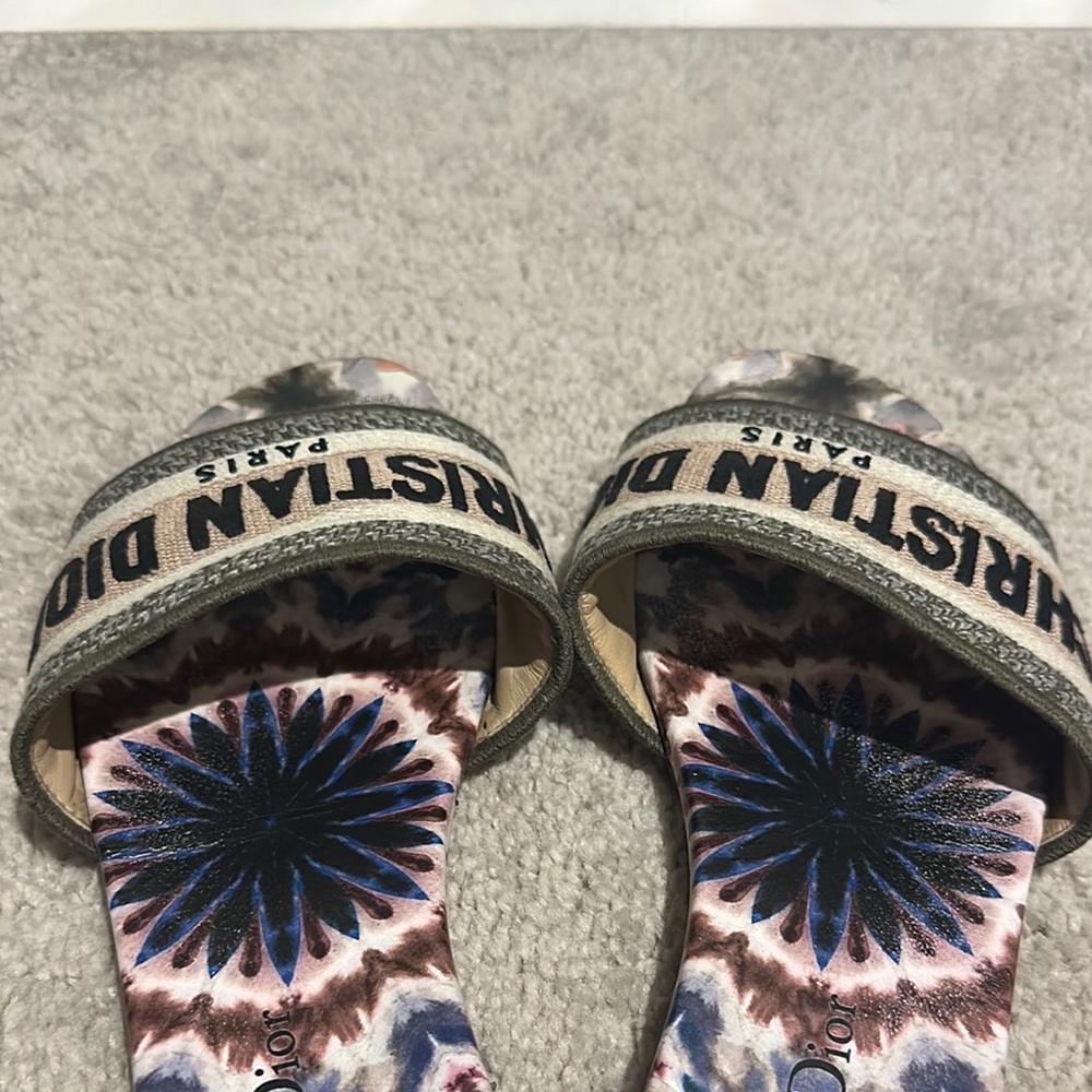 Dior Multicolor Slide Sandals - Picture 11 of 11
